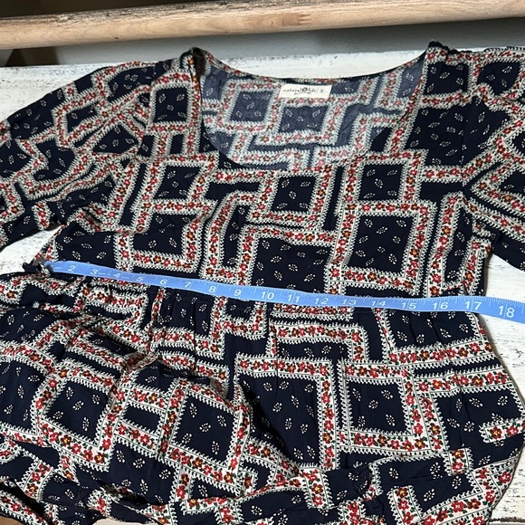 Empire Waist Tiered Maxi Dress with Cottagecore Vibe - Picture 7 of 11